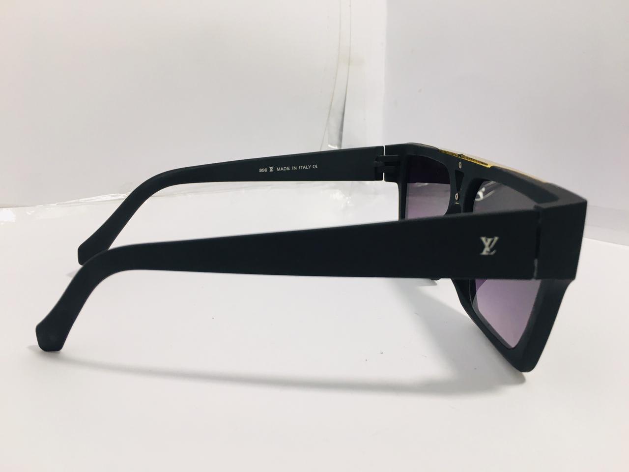 LV Double Bridge Brand Designer Square Sunglasses
