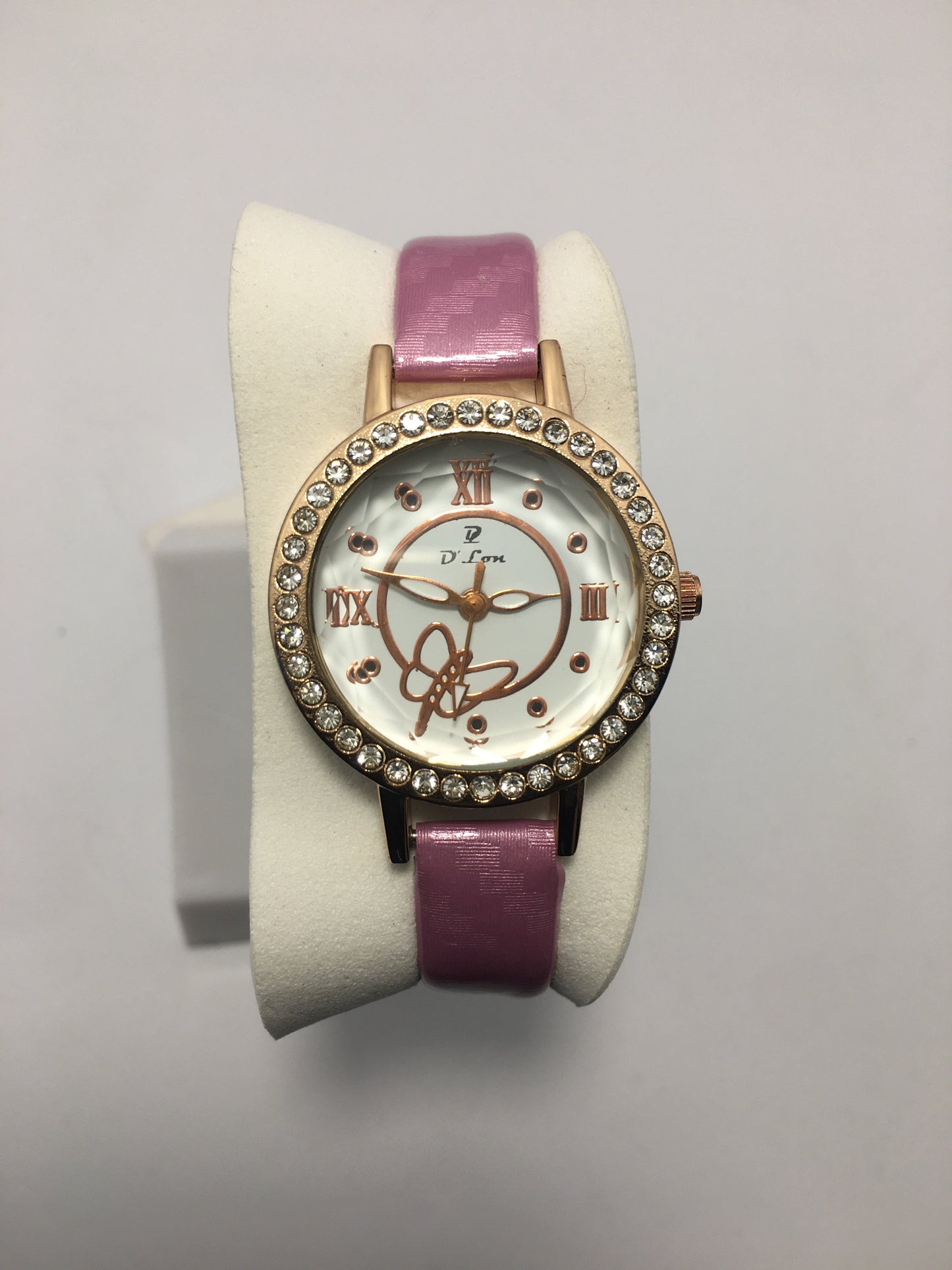 Beautiful pink leather watch