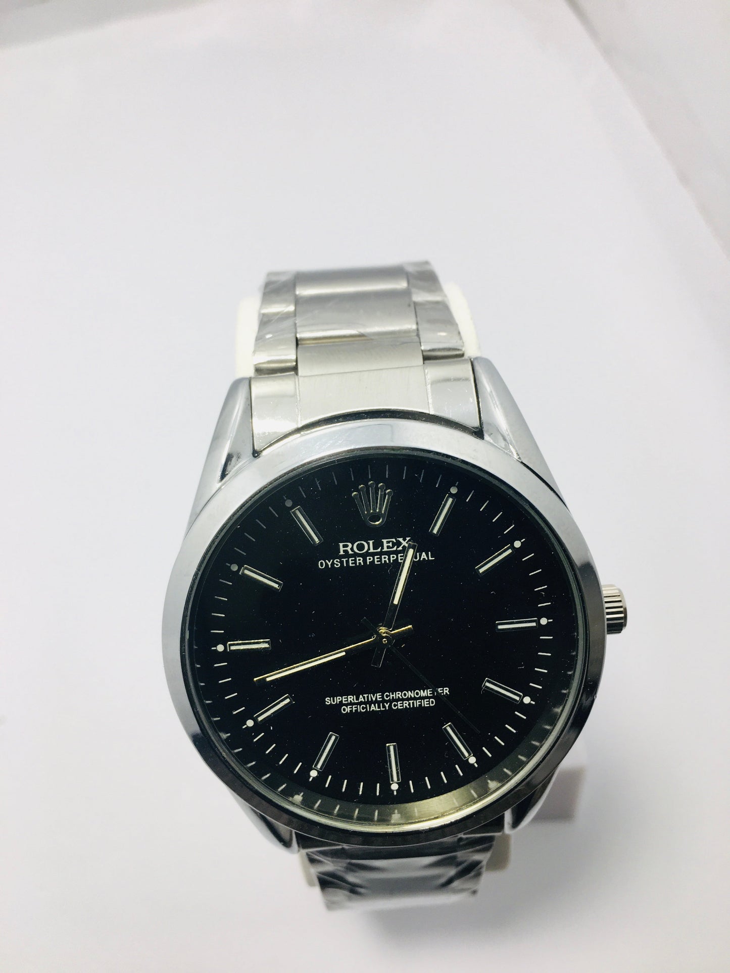 Rolex Stainless steel with Blue Dail