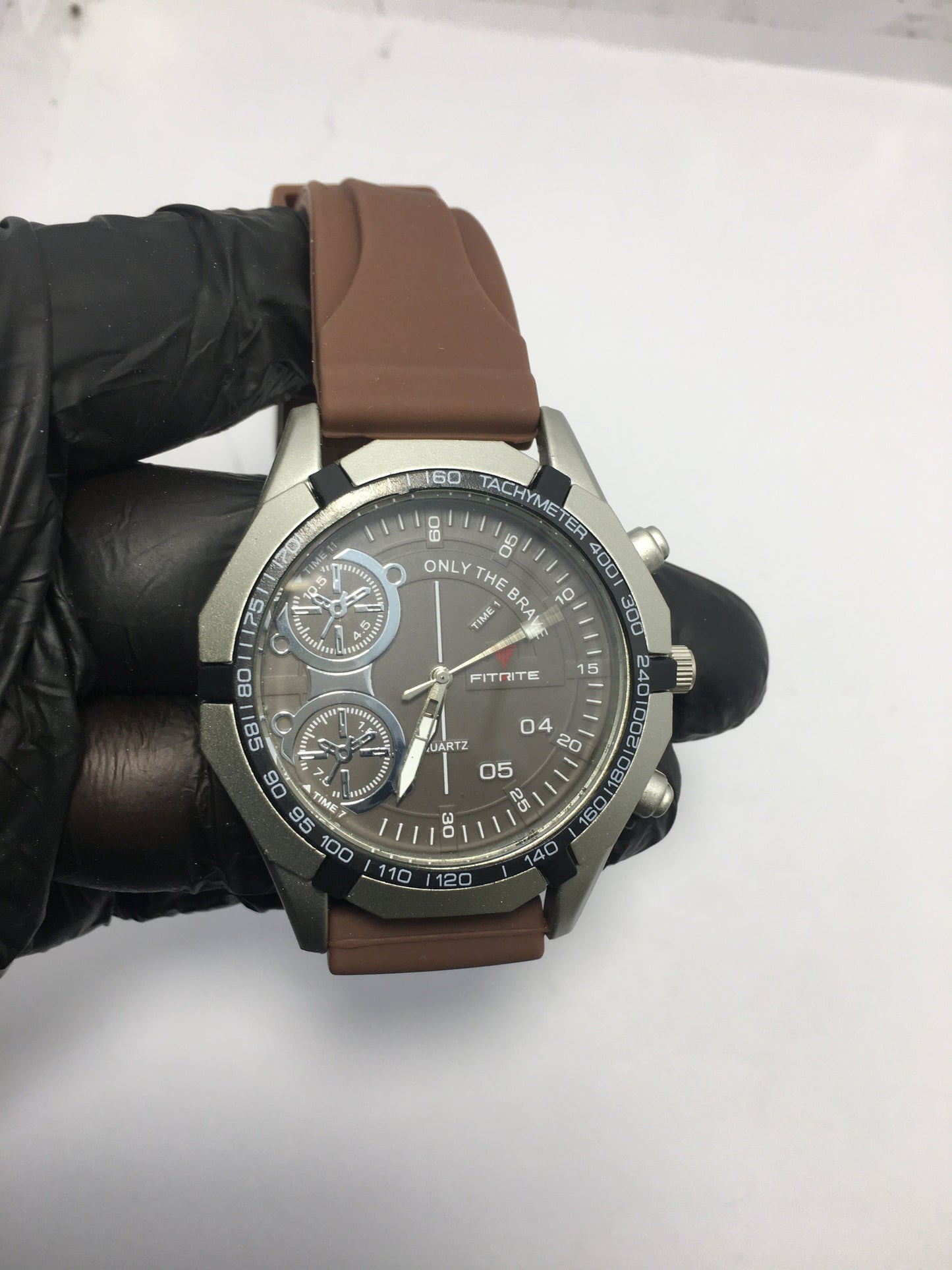 Qurtaz Only the Brave watch Brown strap