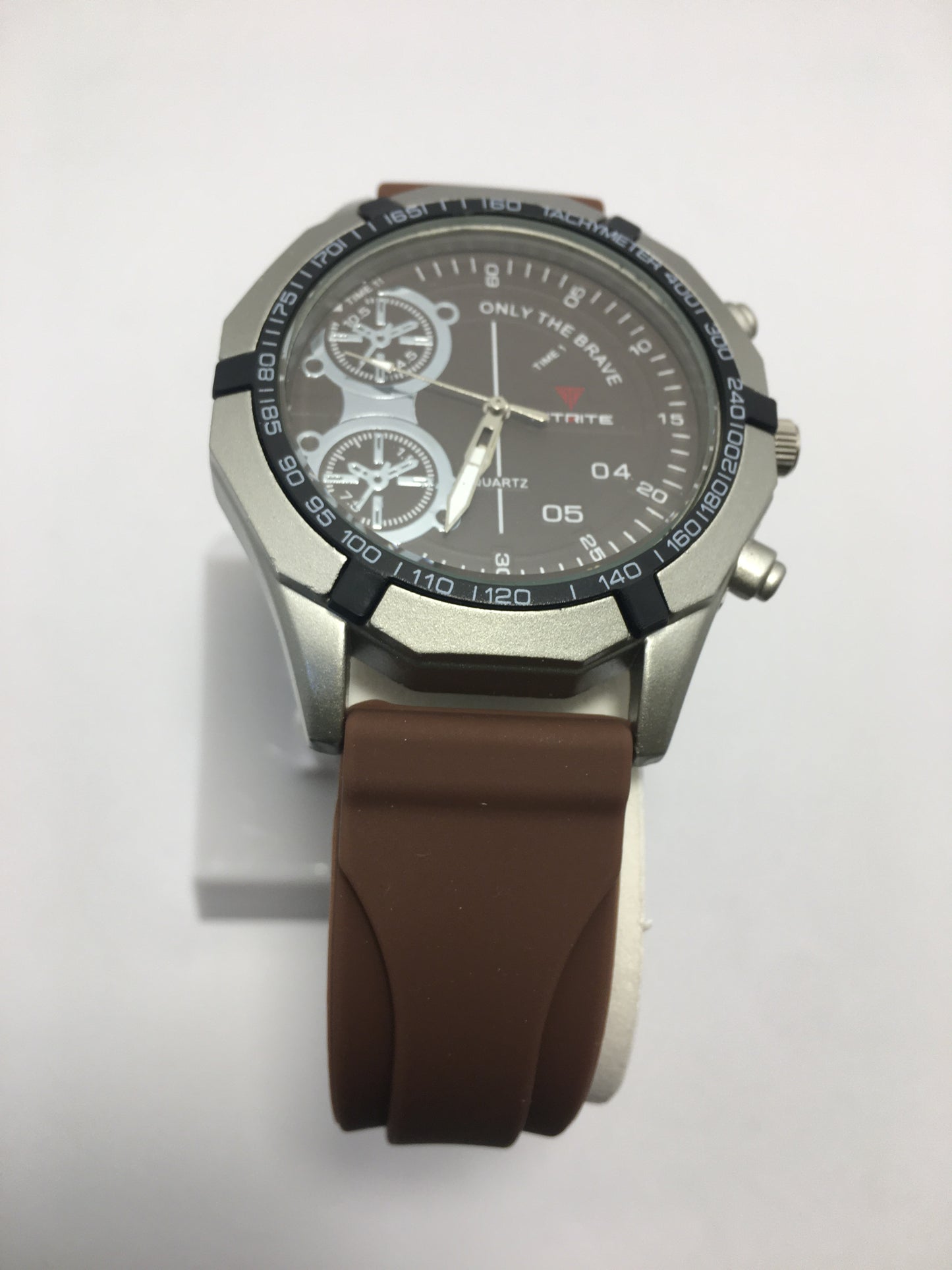 Qurtaz Only the Brave watch Brown strap