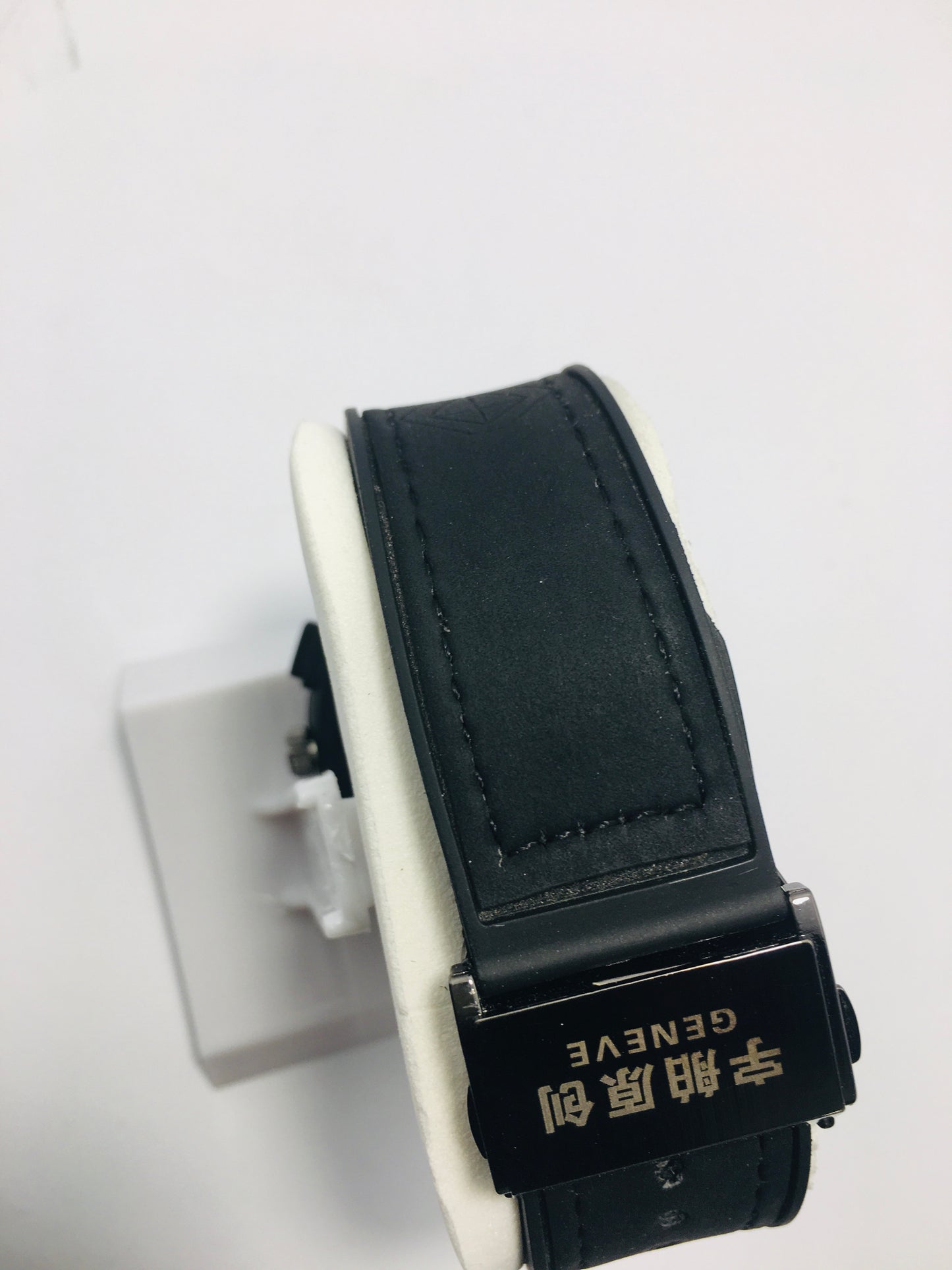 Hublot’s Classic Fusion watch comes in both a jet black and a tobacco-coloured Berluti leather edition