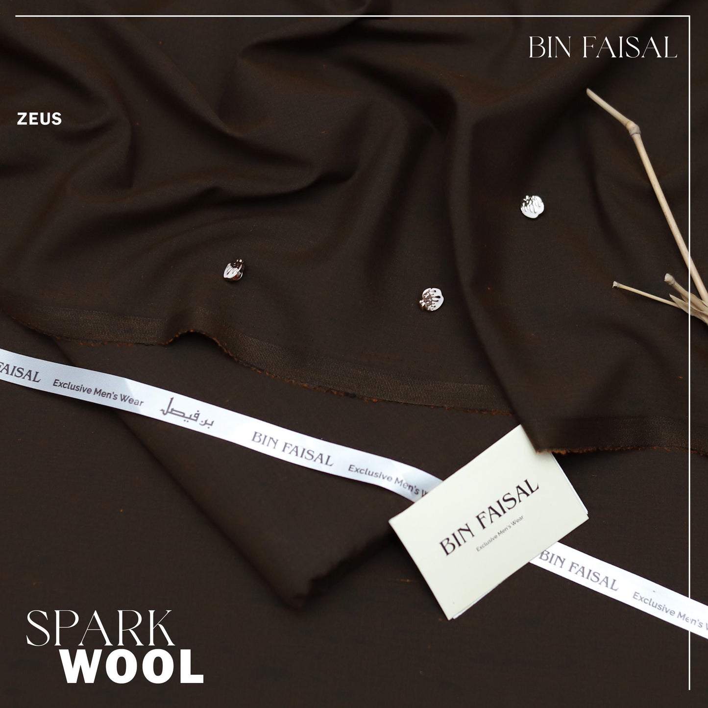 BIN FAISAL
100% Pure Super Luxury Spark Wool Winter Collection 2025