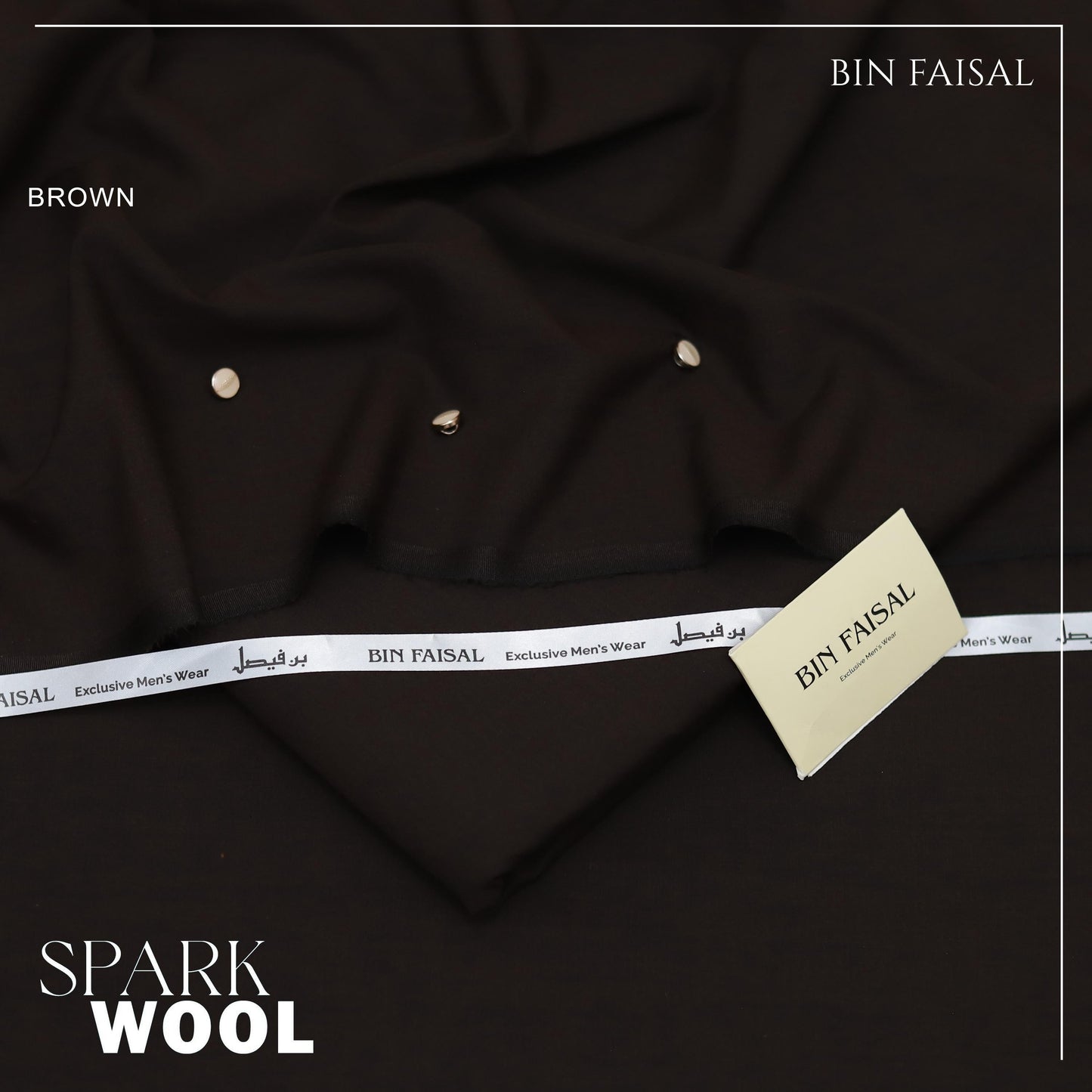 BIN FAISAL
100% Pure Super Luxury Spark Wool Winter Collection 2025