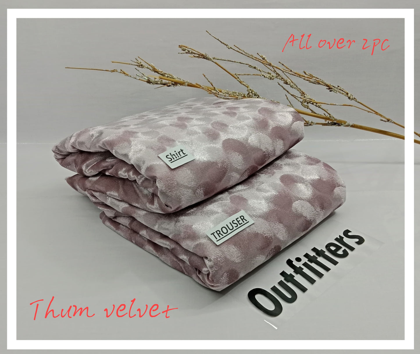❄️WINTER COLLECTION ❄️_*outfitter*

*Thum velvet all over 2pc