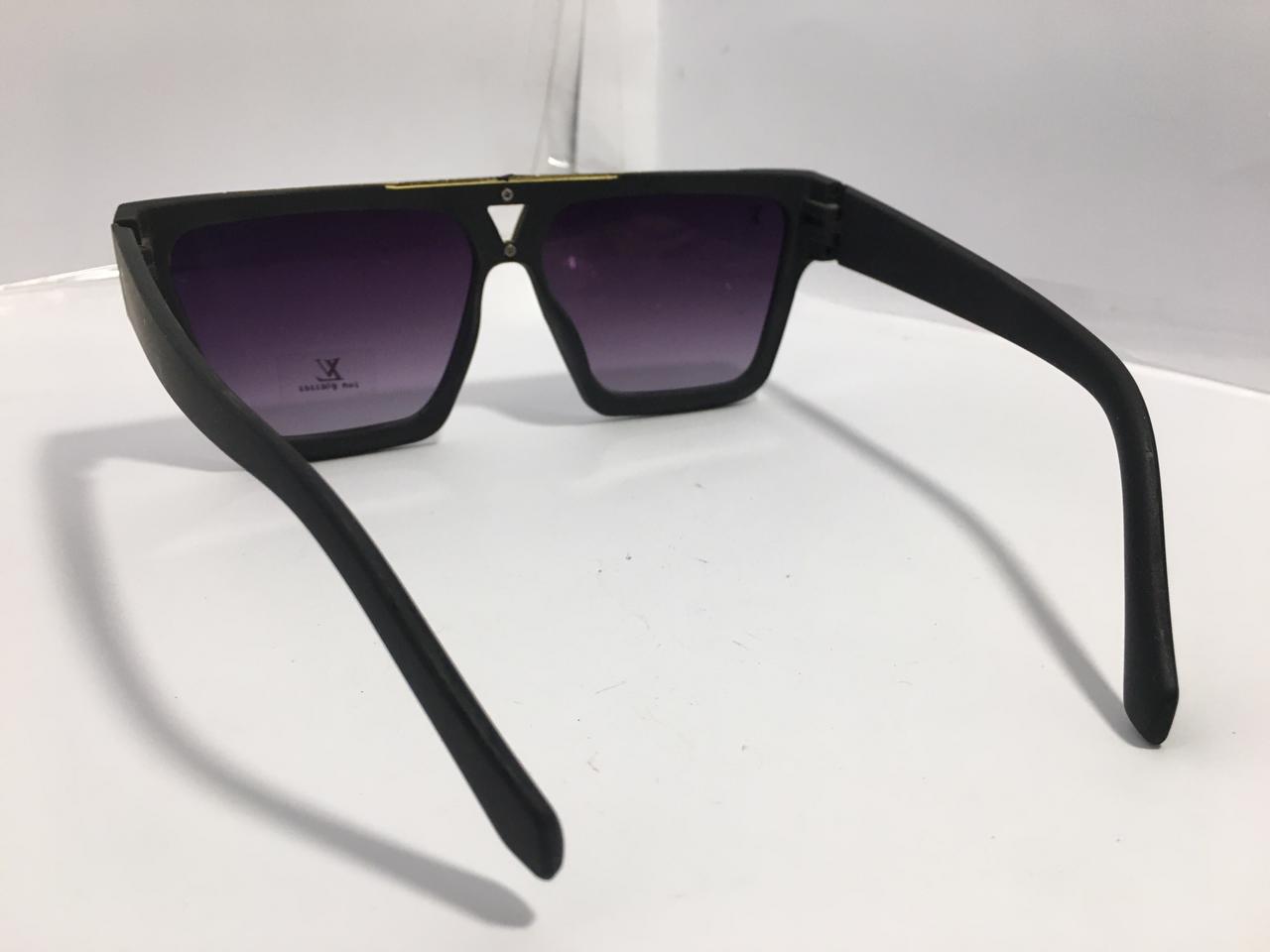 LV Double Bridge Brand Designer Square Sunglasses