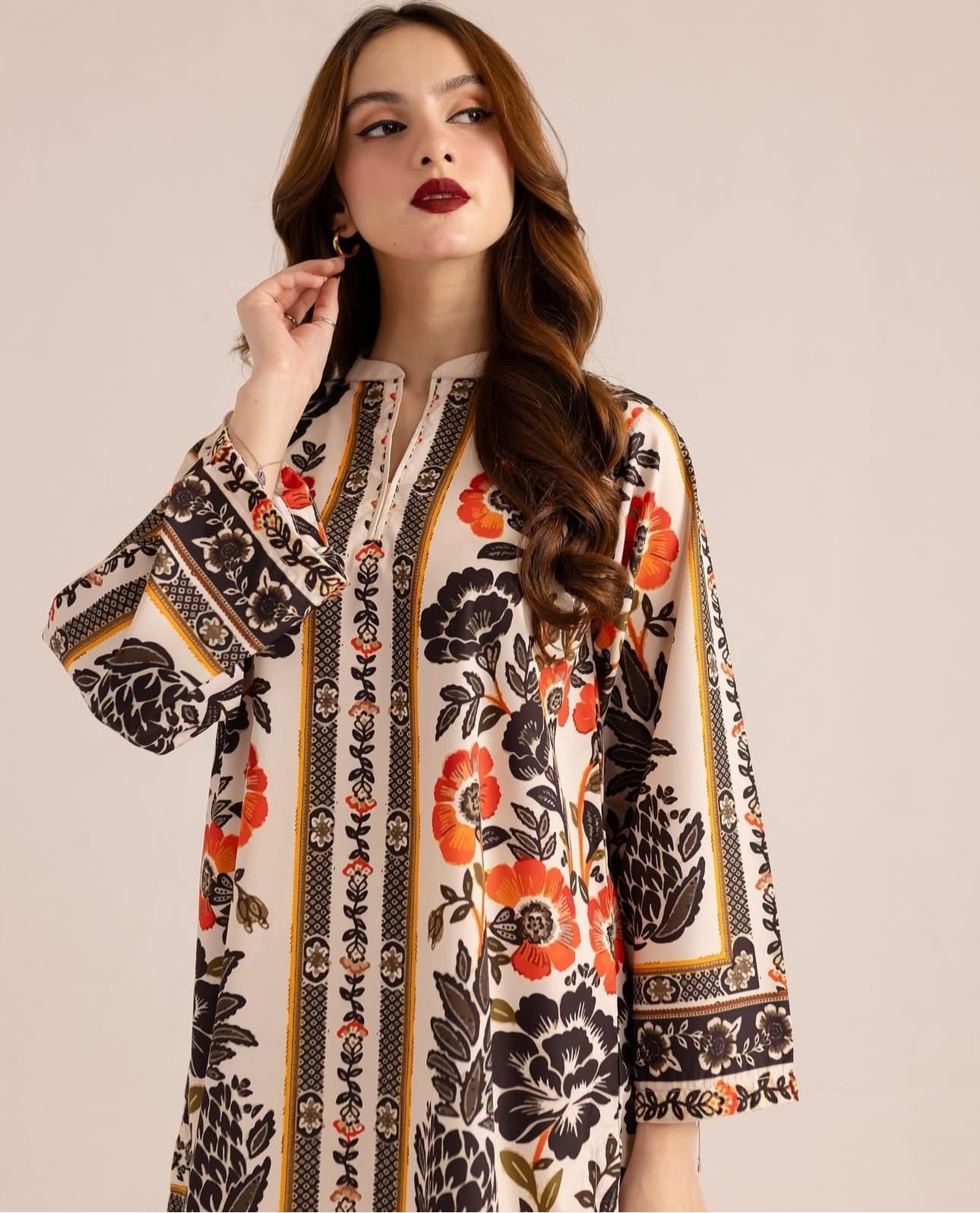 LULU SAR 2-Piece Printed Cord Set 🎉