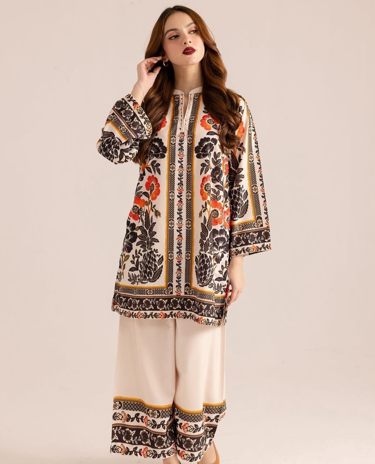 LULU SAR 2-Piece Printed Cord Set 🎉